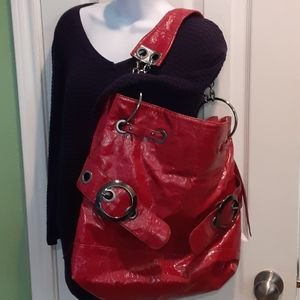 Large Big buddha Red Purse